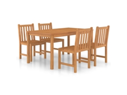 Garden Dinings Set, Garden Dining Sets Vidaxl Marrom Madeira (n/a)