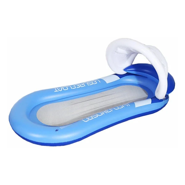 Colchão De Ar Inflável Para Piscina, Rede Aquática, Brinquedo Aquático De Verão, Azul, 160 X 90 Cm, Gua.b/bon