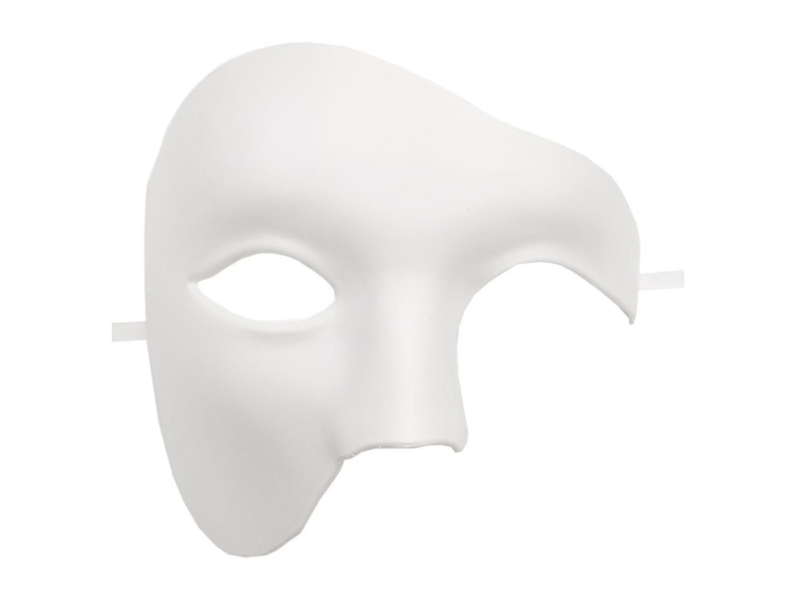 Máscara De Baile De Máscaras Vintage Fantasma Da Ópera Traje De Um Olho E Meio Rosto