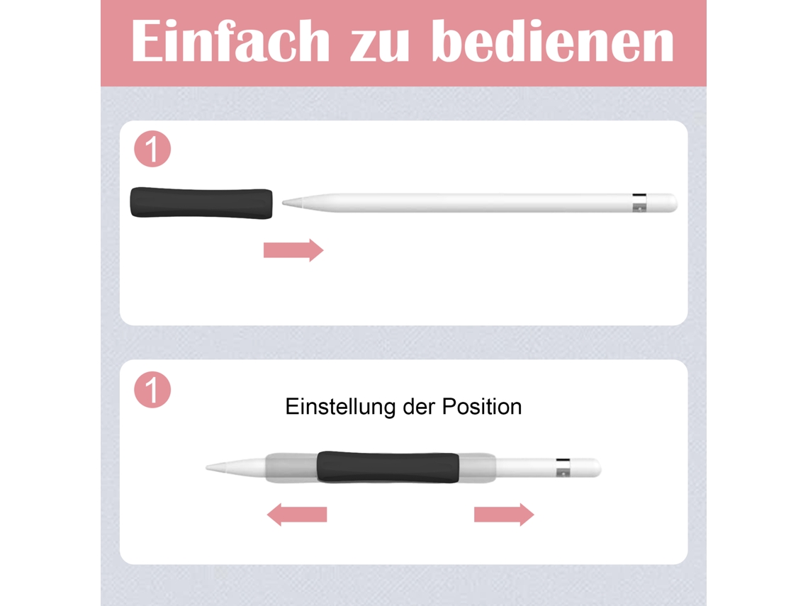 MEOIRUERY Pega Confortável Para O Seu Apple Pencil, Suportes De Silicone Com Capa Protetora Ergonômica, Projetados Para Aprimorar Sua Experiência De Desenho, Te