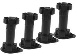 Popetpop Conjunto De 4 Pés Ajustáveis Para Móveis, Suportes Para Sofá, Armários E Uso Doméstico Design Durável Em