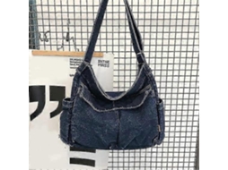 Bolsa De Lona Tipo Carteiro, Bolsa Grande Tipo Hobo, Transversal, Com Vários Bolsos, Bolsa De Ombro Tipo Tote De Lona Para Mulheres E Homens