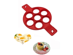 Forma De Silicone Antiaderente Em Formato Anel Para Ovos, Muffins E Panquecas