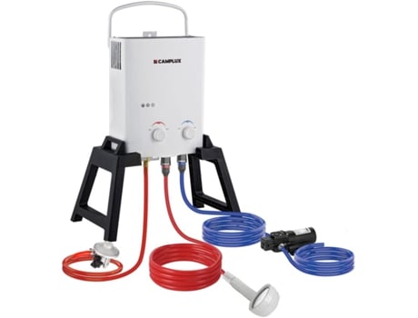 Ay132Max Calentador de Água de Gás com Bomba de Água e Soporte 5 Litros Glp 30/ 37Mbar CAMPLUX