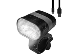 Luz Frontal Para Bicicleta Led Recarregável Usb 3200mah Impermeável 320lm Com Modos De Luz