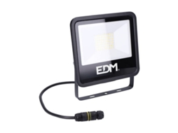 Projetor LED EDM (Preto - 6400K - 50 W - 4000 Lm)