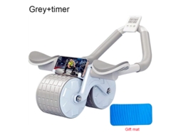 Rolo abdominal Slowmoose com rebote automático e suporte para cotovelo