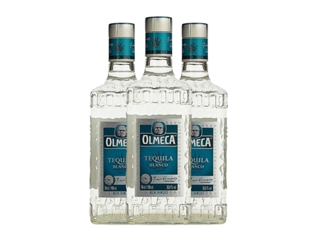 Tequila OLMECA Silver (0.7 L - 3 Unidades)