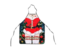 Delantal para Mulher Ajustável de Papai Noel para Cozinha, Jardineria e Trabalho com Design Único 50x70cm