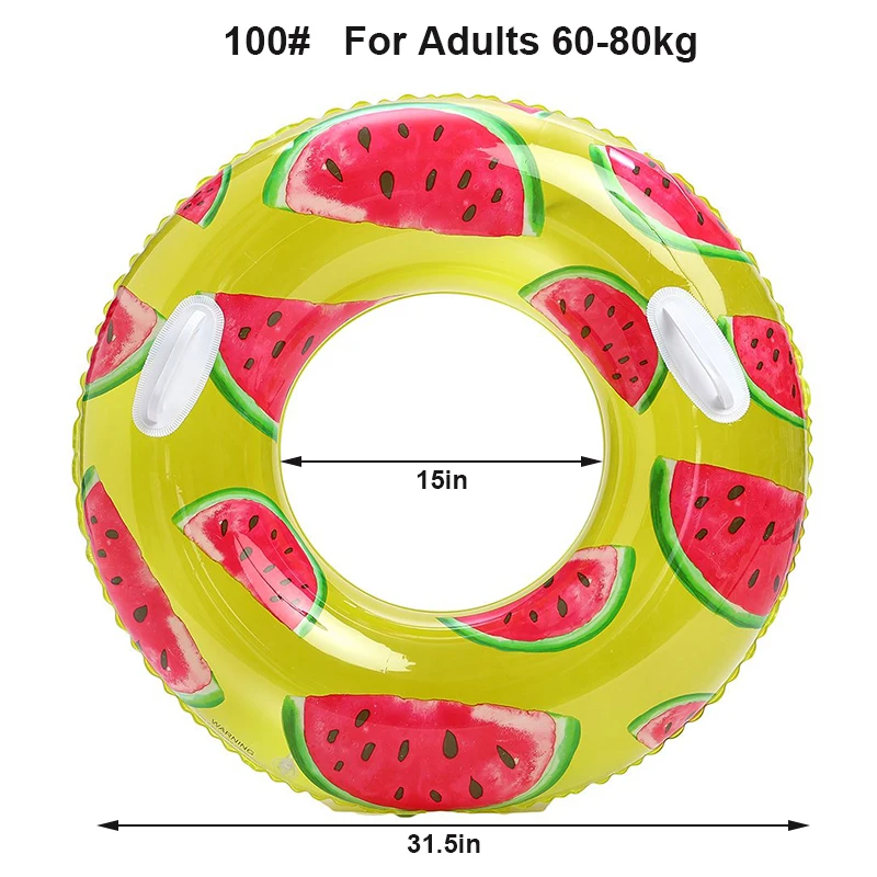 Boia Inflável (100-melancia), Boia Para Piscina, Boia Para Adultos