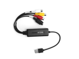 Conversor de Vídeo Digital Mali USB 2.0 com captura de áudio e vídeo