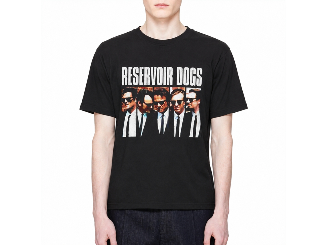 Rockinstone Reservoir Dogs Movie Character Rectangles Black Adult T-shirt Size:s