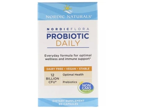 Nordic Flora Probiótico Diário 60 Cápsulas NORDIC NATURALS
