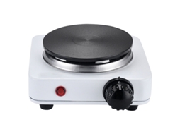 Hob 1000 W Aço Inoxidável com Termostato Ideal para Acampar Branco ZYBLSSBB