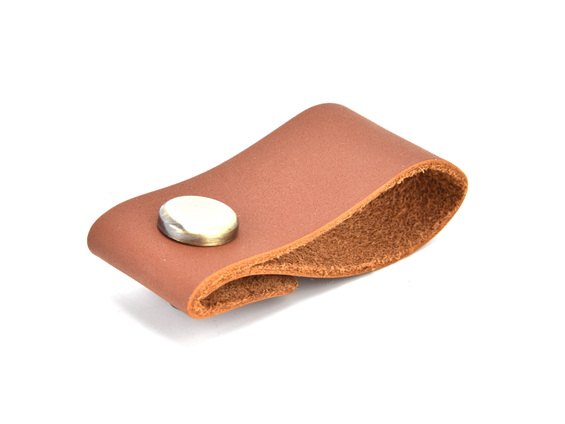 Laxiscreed Puxador De Couro De Luxo Para Portas, Anti-colisão, Leve, Com Estilo Minimalista E Furo Único Invisível
