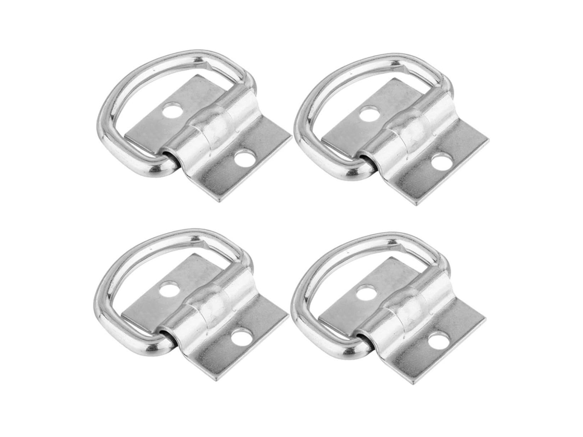 Conjunto De 4 Peças Anéis Amarração Reforçados Para Reboque,ganchos Ancoragem Robustos Caminhões...