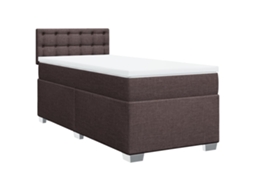 Box Spring Bed, Box Spring Beds Vidaxl Marrom Tecido (90 X 190 Cm)