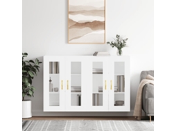 Vidaxl Móveis De Parede 2 Pcs Derivados De Madeira Branco