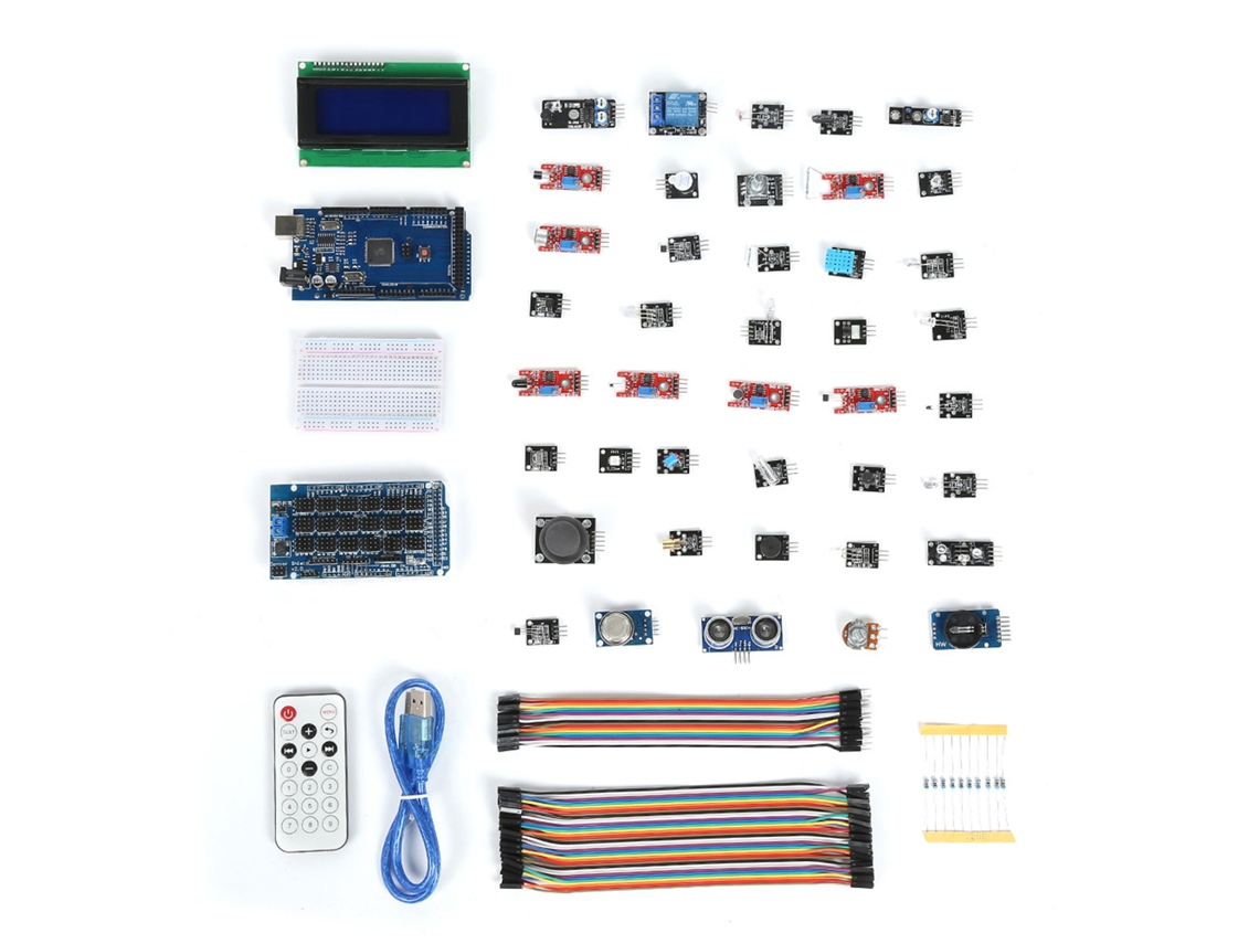 Kit Inicial 40 Módulos Sensor com Display Lcd 20*4 Iic e Buzzer Adeept