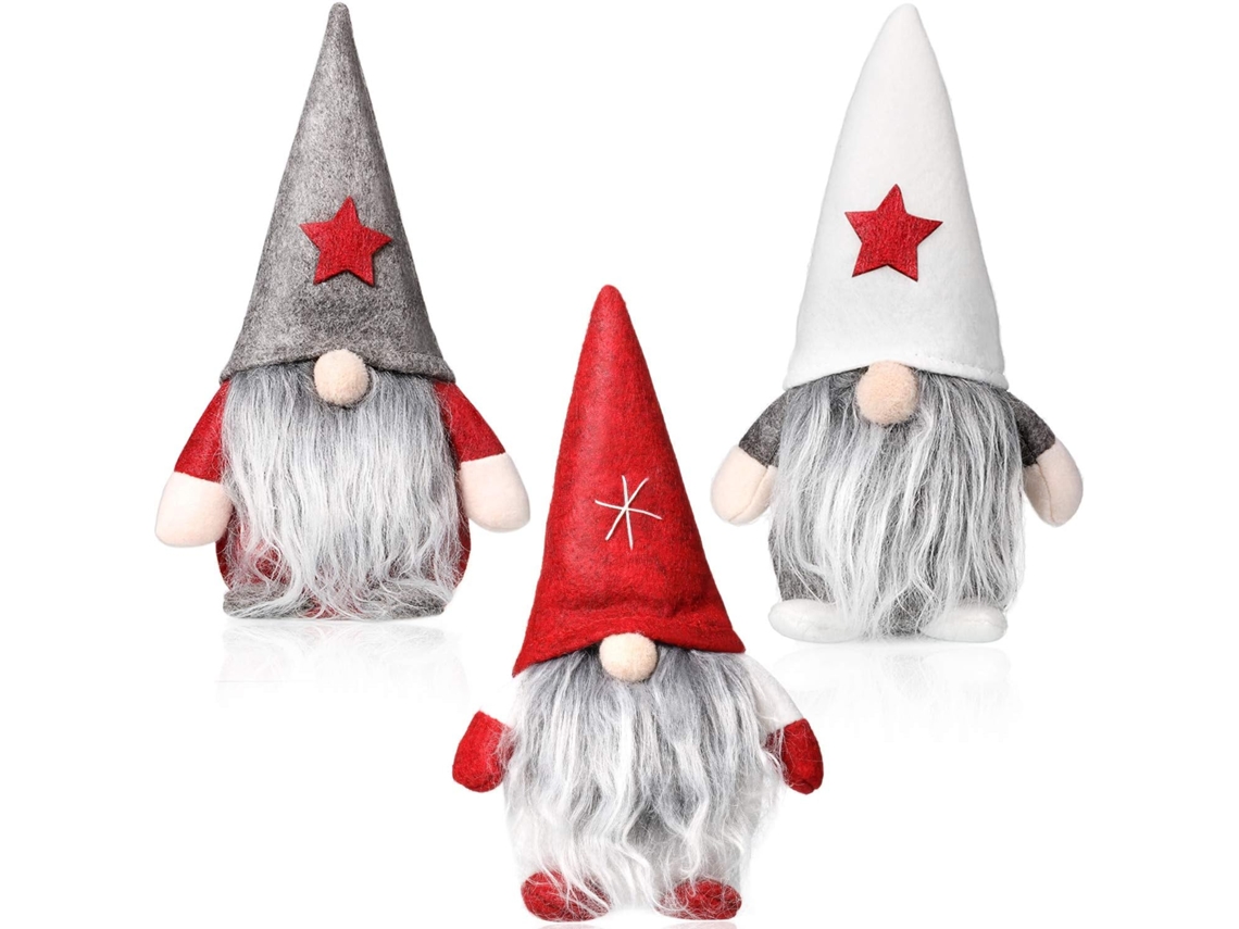 KOFIHETY Peças Mini Papai Noel Boneco De Pano Enfeitado De Natal Decoração Para Casa Brinquedo De Pelúcia Figura De Natal Presente De Aniversário