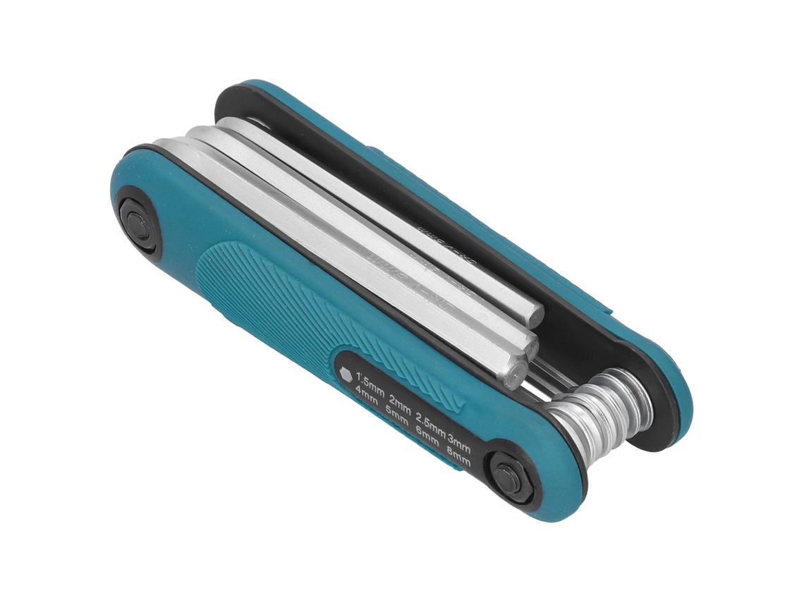 Chave Dobravel Multipropósito 8 Pontas Hexagonal Bolso S/MARCA
