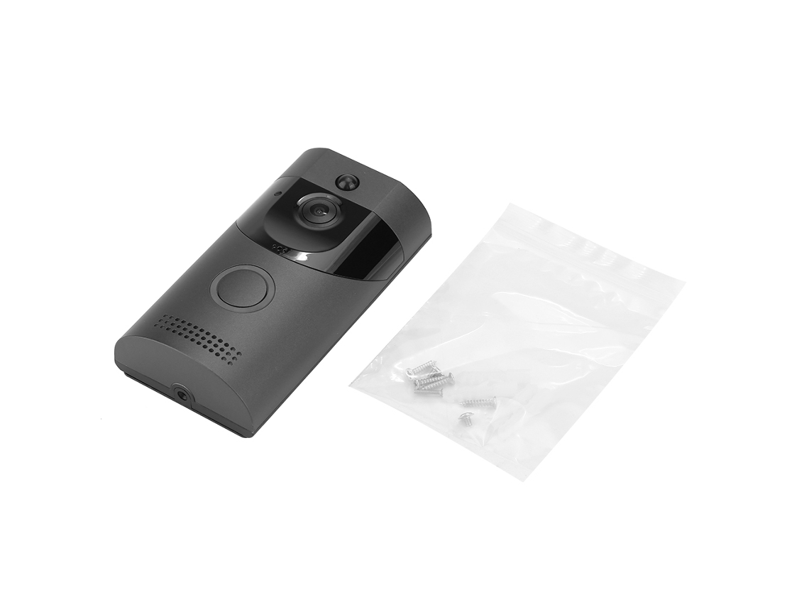 Laxiscreed Campainha De Vídeo Wi-fi Com Deteção De Movimento E Visão Noturna Infravermelha