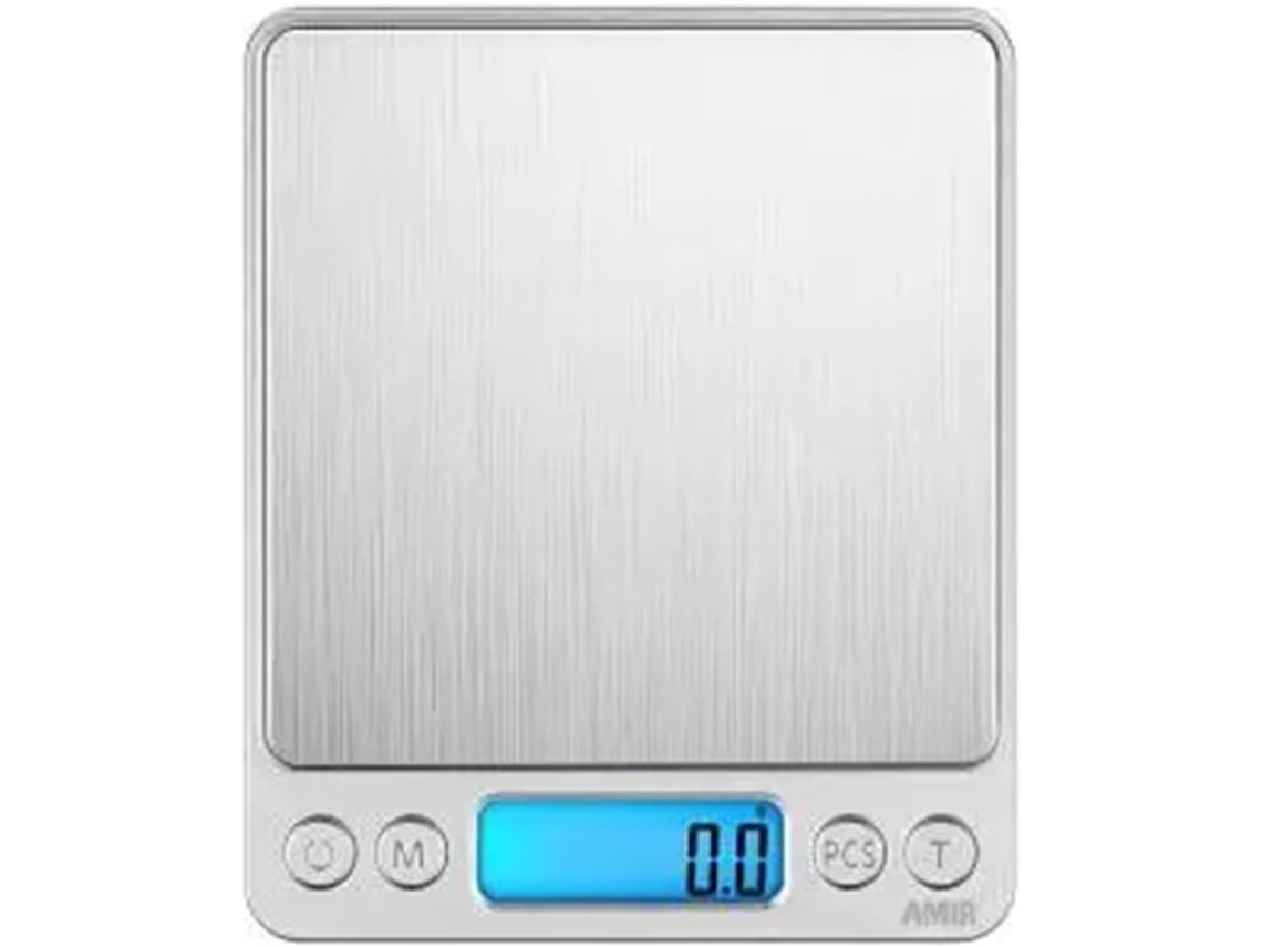 Balança De Cozinha Digital 3kg 0, 1g, Mini Balança De Bolso Cozinhar Alimentos, Balança De Aço Inoxidável Para