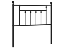 Headboard, Headboards Vidaxl Preto Aço (90 Cm)