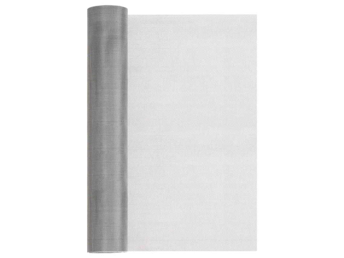 Vidaxl Tela De Malha 40 X 2000 Cm 30 Mesh Aço Inoxidável 201 Prateado