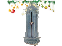 Calendário Do Advento De Madeira Decorativo| Decoração De Natal Em Para 24 Dias| Acessório Elegante Todas As