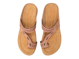 Sandálias de salto wedge transparentes com flores e strass para mulheres confortáveis e estilosas para verão Amarelo | S/MARCA