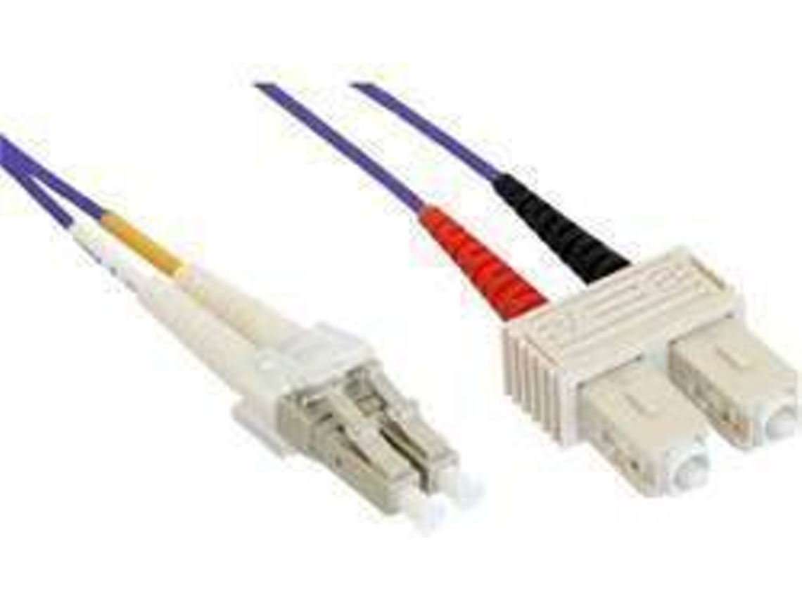 Cabo de Fibra Ótica INLINE (2 m - Roxo)