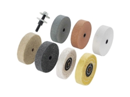 Kit de Polimento 3 Polegadas, para Polidora/ Esmerilhadeira de Bancada, Furo para Disco de Polimento 3/8 Polegada, Drillcjy BRILVIBERA