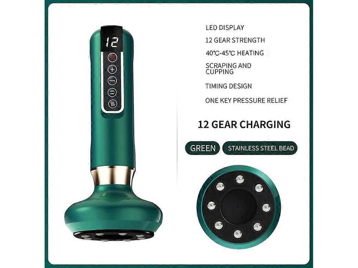 Massageador Elétrico A Vácuo Com Ventosa Gua Sha, Anticelulite, Beleza, Saúde, Raspagem, Calor Infravermelho, Massagem Terapêutica Para Emagrecimento