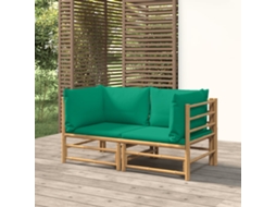 Garden Corner Sofa, Garden Corner Sofas Vidaxl Marrom Bambu (n/a)