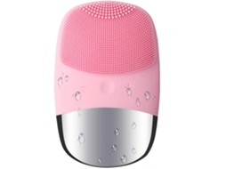 Escova De Limpeza Facial 3 Em 1 De Silicone Com 5 Modos De Limpeza E Massageador Facial Usb Nostalgia88 (rosa)