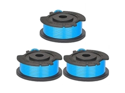 Conjunto de 3 bobinas de nylon Fio de reposição para cortadores de grama Greenworks, modelos 29252 e 29092.