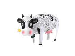 Lanterna De Vaca Movida A Energia Solar Para Decoração De Jardim Olysi Shop