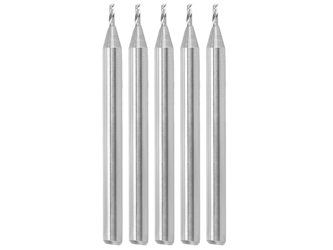 Conjunto De 5 Fresas Helicoidais Cnc Laxiscreed Para Fresagem E Trabalhos De Precisão