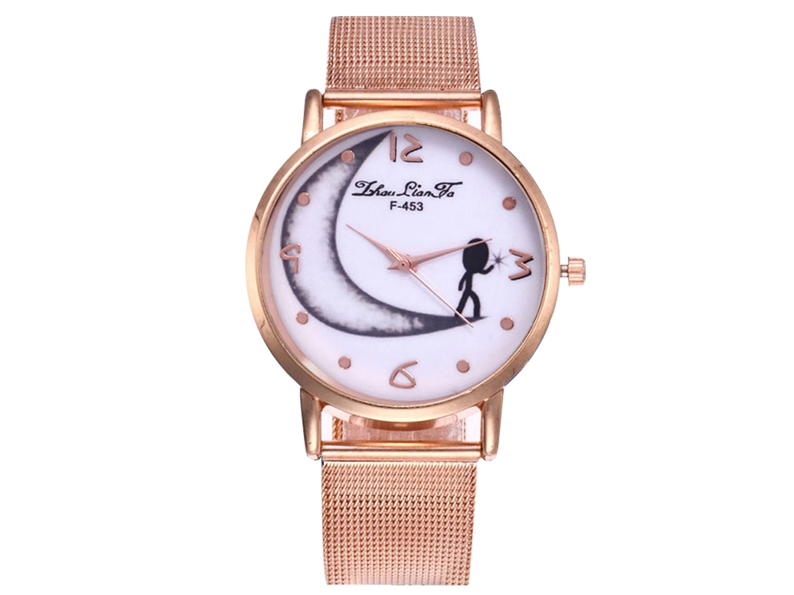 Relógio Analógico de Pulso para Homem com Pulseira de Aço Quartz, Presente Empresarial