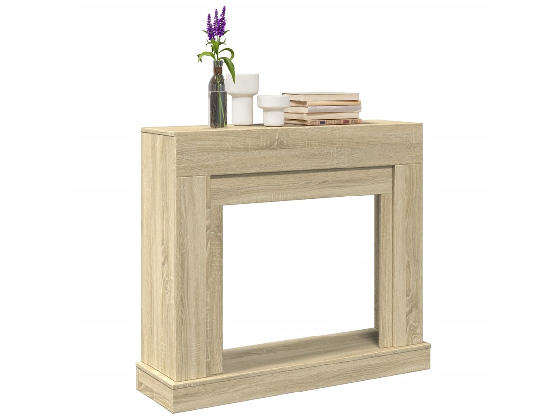 Vidaxl Cornija Lareira 100x30x87,5cm Derivados Madeira Carvalho Sonoma