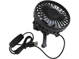 Ventilador Usb Para Painel De Carro - Cabeça Única Rotação 360 Graus