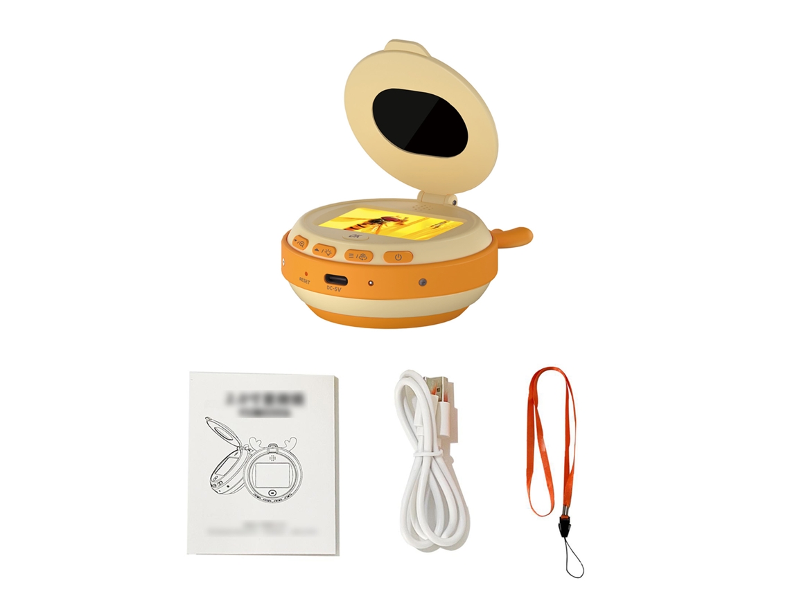 Microscópio Digital Infantil (tela De 2,0 Polegadas, Bateria Interna)