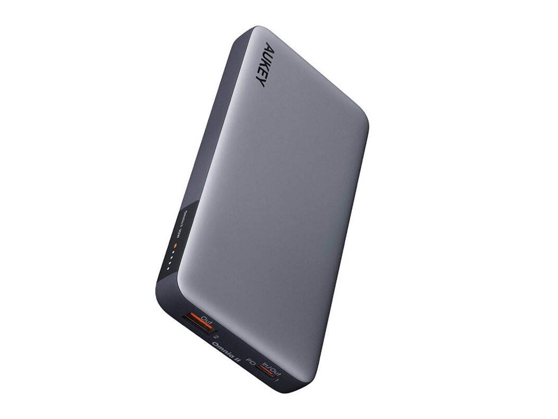 Carregador Portátil Aukey Pb-y41, 10000mah, 30w (cinza)