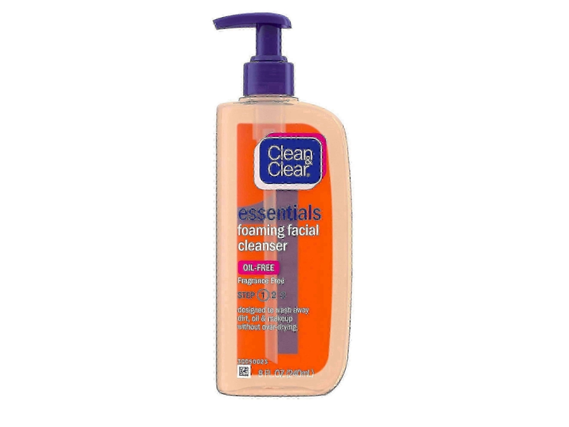Clean & Clear Essentials Sabonete Facial Espumante Sem Óleo, 236 Ml