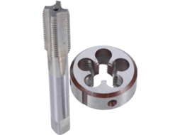 Conjunto De Machos E Cossinetes Métricos Aço Rápido Garneck Para Roscas À Direita, Ferramenta De Rosqueamento Para