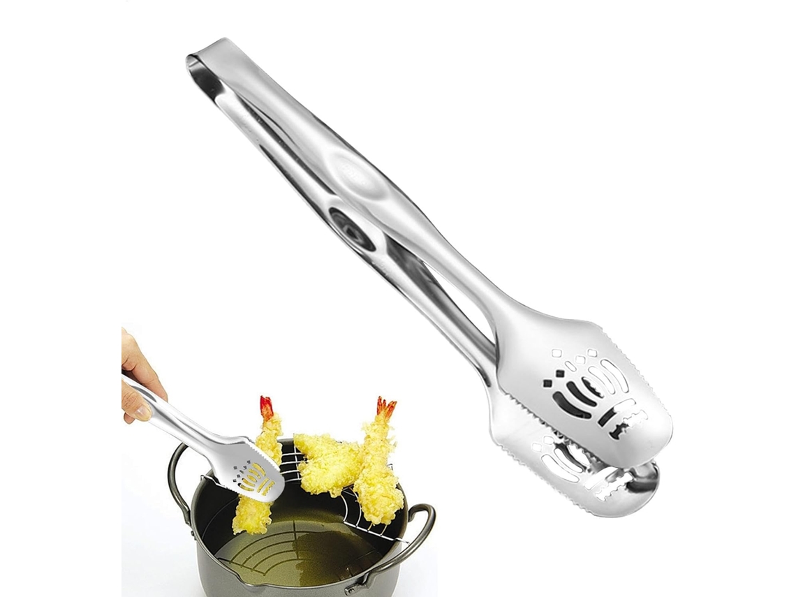 Pinça De Cozinha Para Churrasco, Pinça Oca Para Cozinhar, Utensílio Para Manusear Alimentos, Cabo Antiderrapante, Design