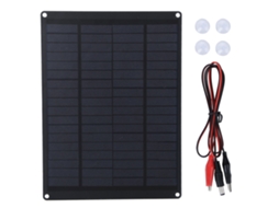 Rebe-painel Solar Portátil De Silício Policristalino 18v 5.5w Com Usb Para Carregamento Ao Ar Livre