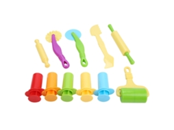 Mali 11 Pcs Ferramentas Diy de Massa Colorida Moldes Plásticos Criativos para Crianças