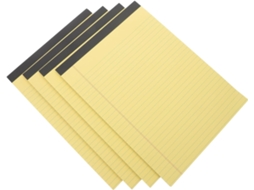 4 Peças Bloc Notes Ligné Portable Lot De Destacáveis Jaunes Para Prêmio De Notes Planification Et Rappels